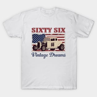 66 Vintage Hot Rod T-Shirt